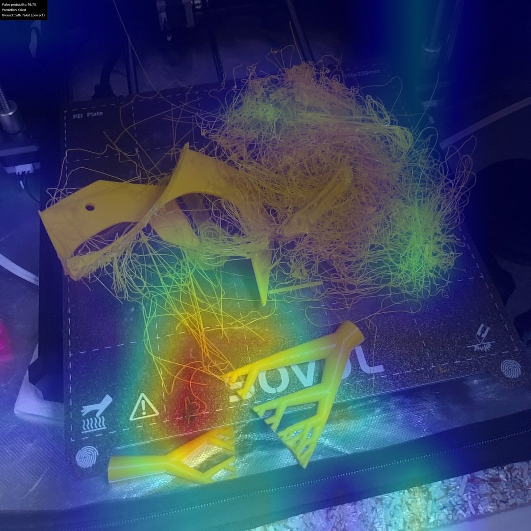 Sovol print bed with detached yellow parts and a large pile of stringy filament, attention heat over the pile and the bed area beneath it